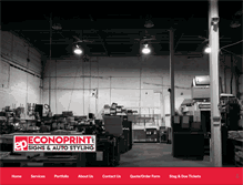 Tablet Screenshot of econoprint.net